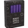 Violette "Wohlstand" Hexenkerzen 12 St. -Halloween Kostüme Geschäft violette wohlstand zauberkerzen purple prosperity spell candles gothic deko 50675 01