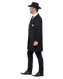Black Sheriff Plus Size Kostüm -Halloween Kostüme Geschäft western sheriff kostuem plus size wild west kostuem cowboy kostuem plus size 29454 4