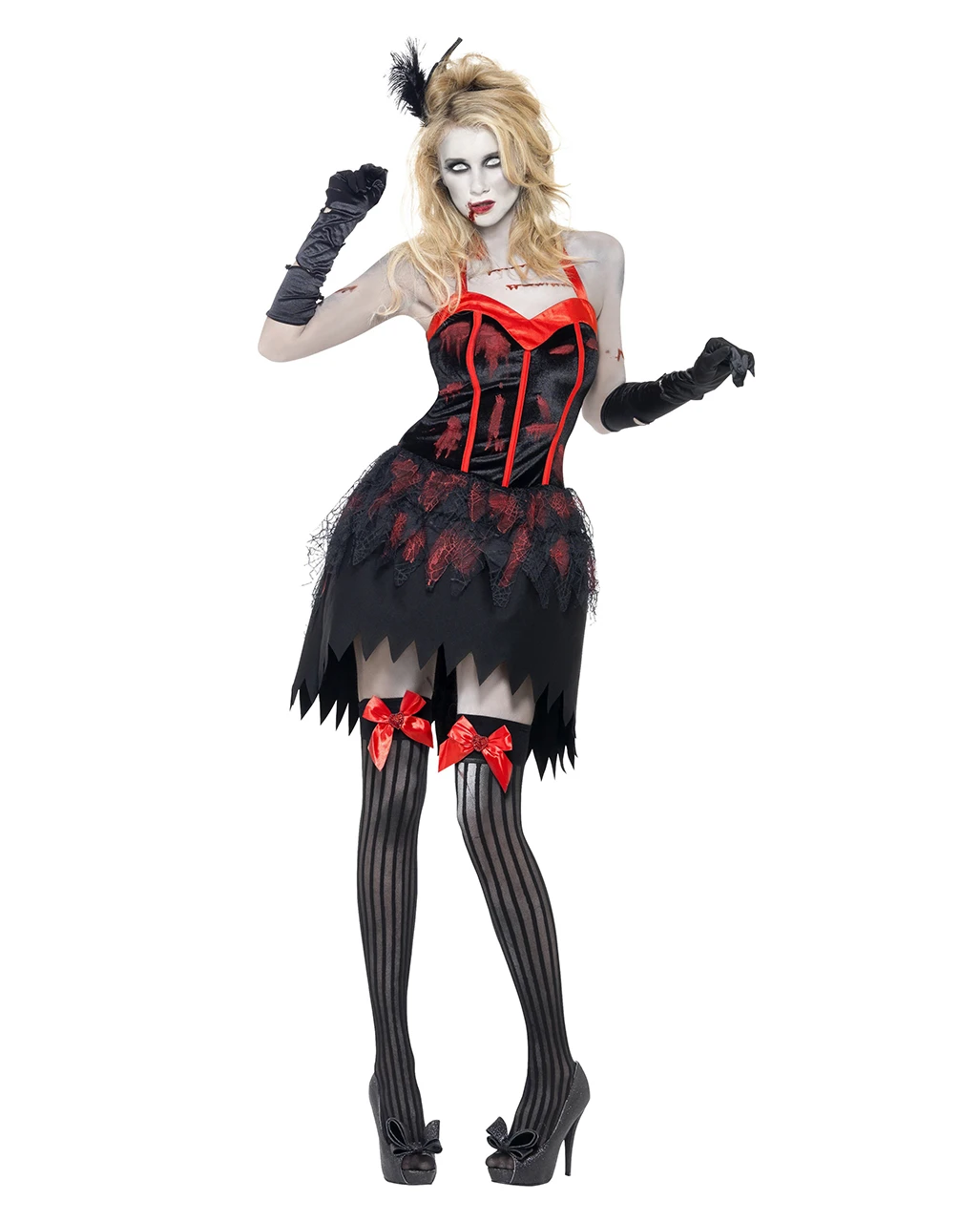 Zombie Burlesque Damen Kostüm 4 Zombie Burlesque Damen Kostüm – Bild 2