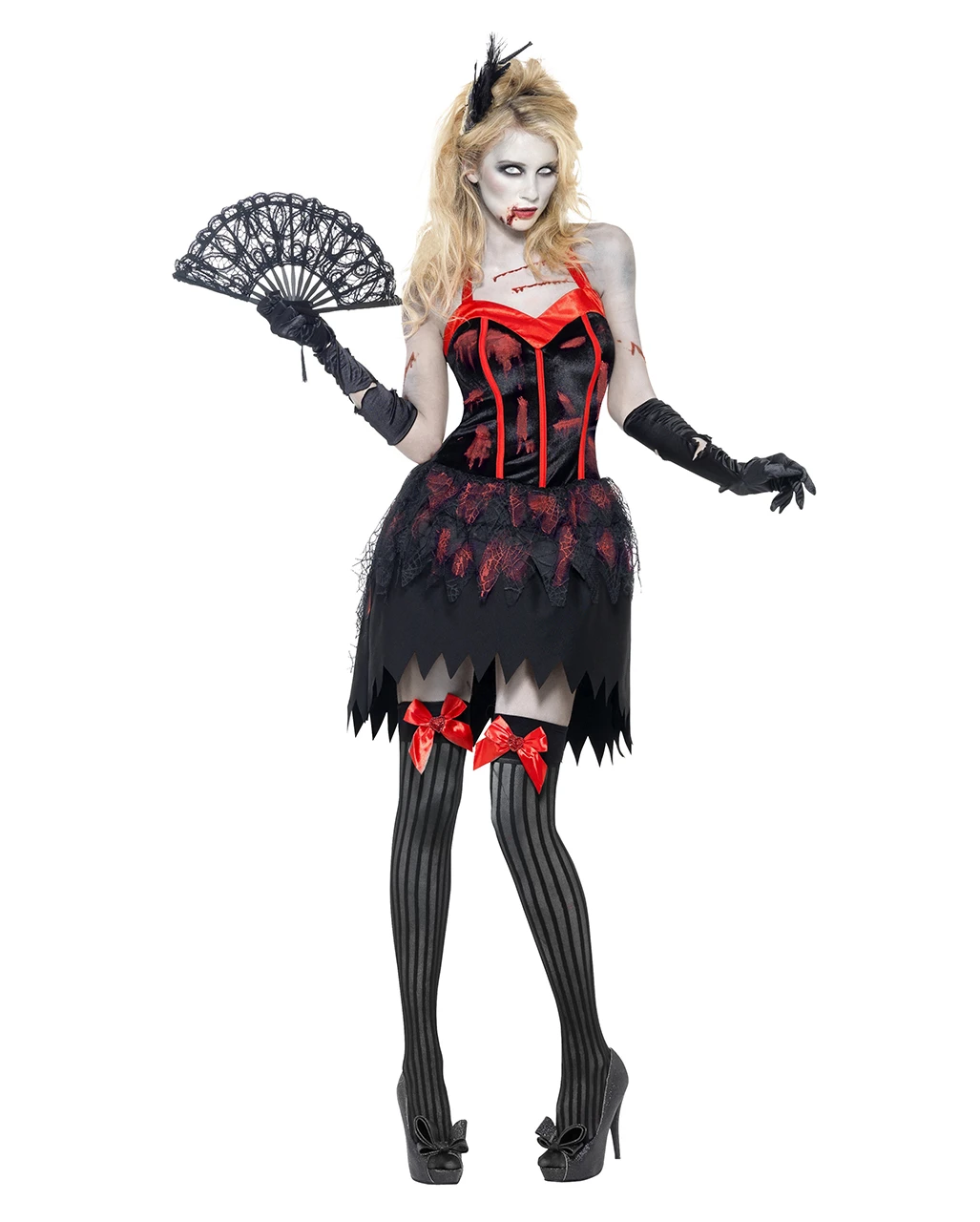 Zombie Burlesque Damen Kostüm 3 Zombie Burlesque Damen Kostüm