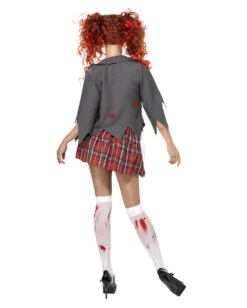 Zombie Schoolgirl Kostüm -Halloween Kostüme Geschäft zombie schulmaedchen kostuem high school halloween verkleidung schuluniform horror kostuem 20981 3